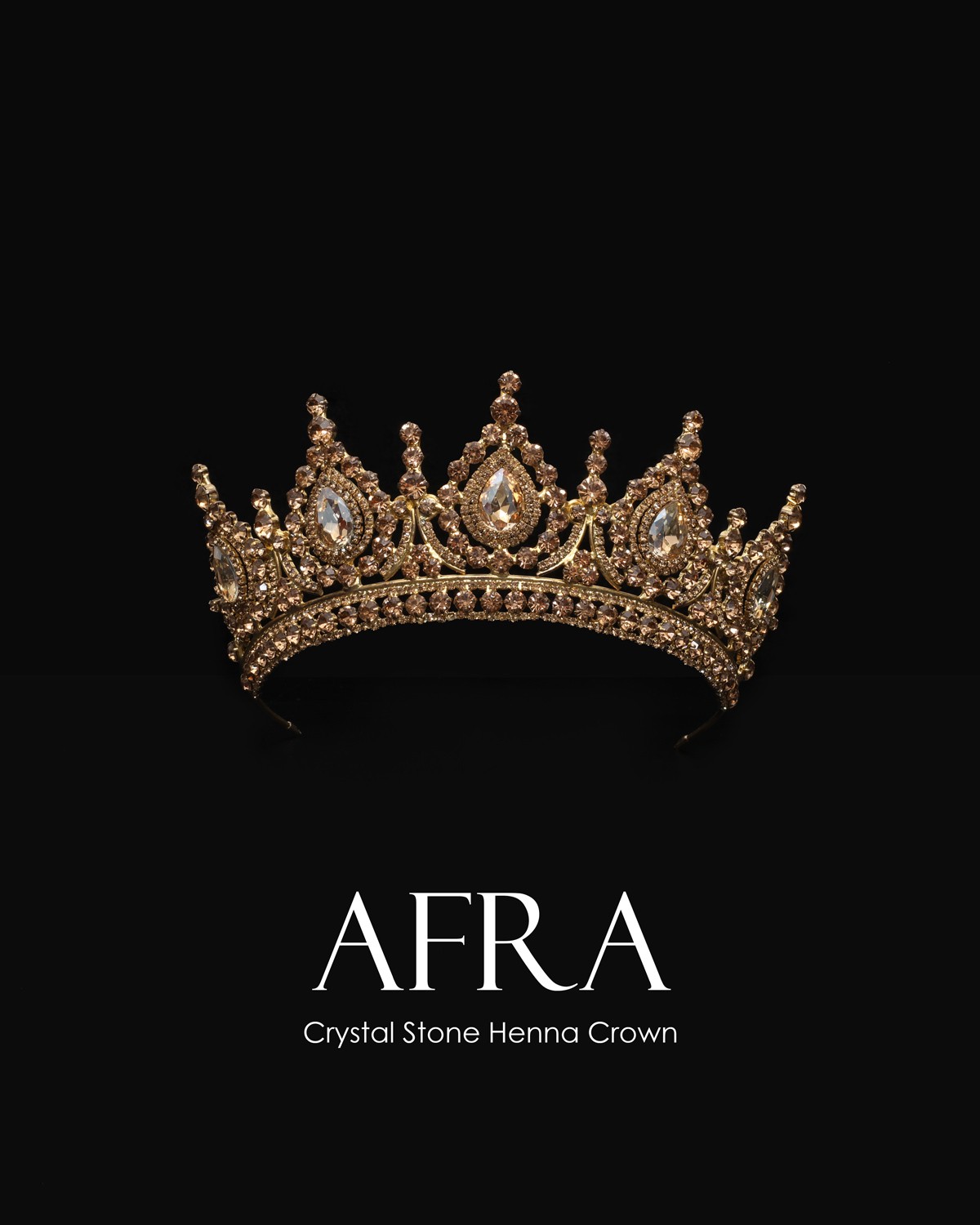 Afra Crystal Stone Henna Crown Buy Now. Afra Crystal Stone Henna Crown Buy Now.
