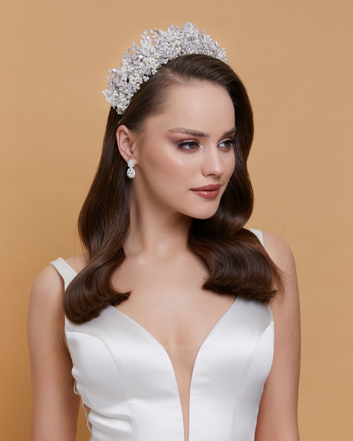 FLORES | floral wedding crown - TANIA MARAS BRIDAL