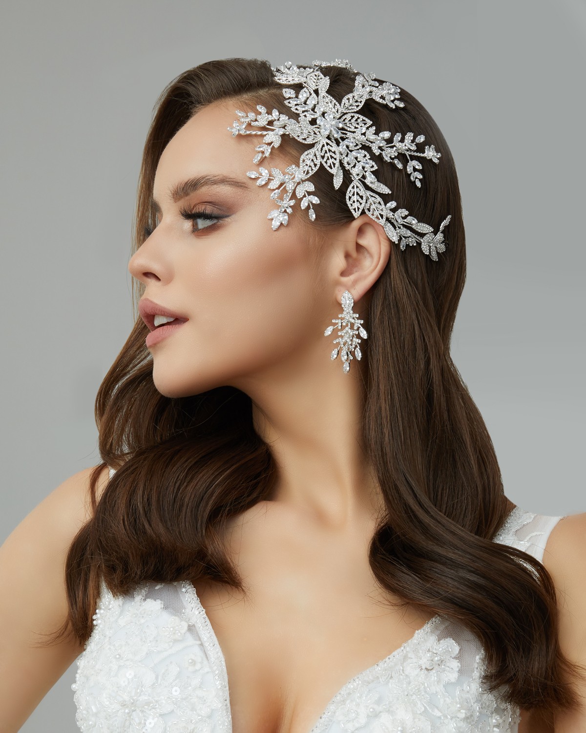 Flanell Zircon Stone Hair Accessories Buy Now.
