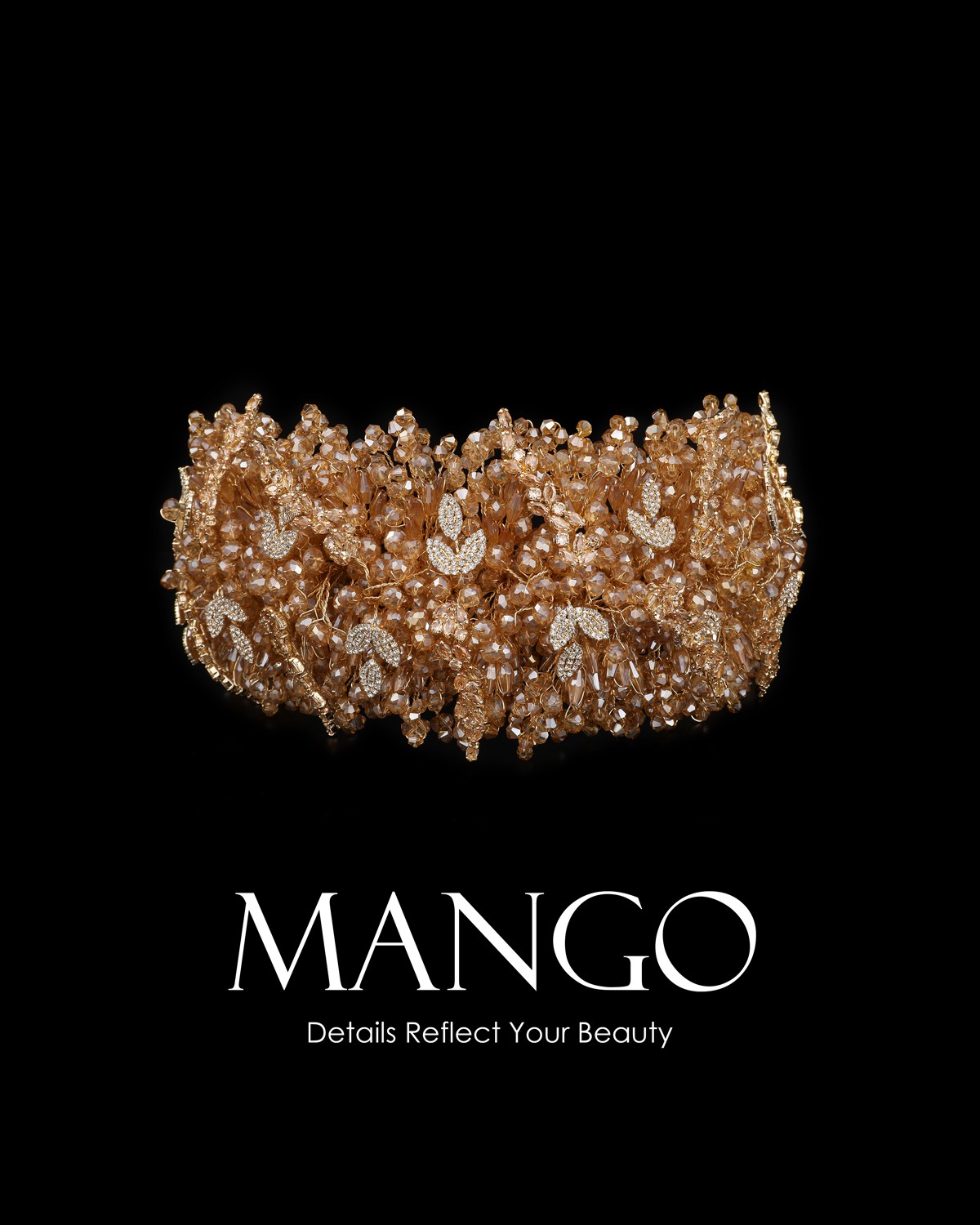 Mango Zircon Stone And Crystal Beaded Hair Accessories Buy Now.