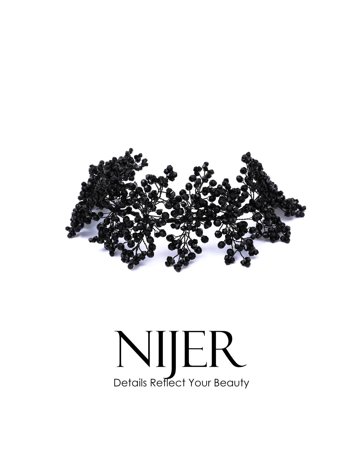 Niger Crystal Beaded Hair Accessories Buy Now.