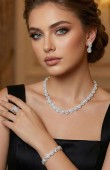 Zircon Set Necklace Wedding Henna Engagement Jewelry Set Models