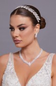 Zircon Stone Hair Accessories Models Wedding Henna Engagement Bride			