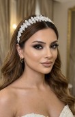 Zircon Stone Hair Accessories Models Design Wedding Henna Engagement Bride						