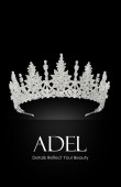 Adel Zircon Stone Bridal Crown