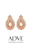 Zircon Stone Earrings Engagement Wedding Design Henna Earring Models Stylish Earrings