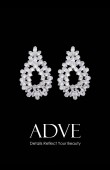 Zircon Stone Earrings Engagement Wedding Design Henna Earring Models Stylish Earrings