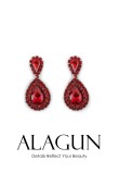 Crystal Stone Earrings Engagement Wedding Design Henna Stylish Earring Models