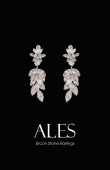 Zircon Stone Earrings Engagement Wedding Design Henna Earring Models Stylish