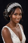 Zircon Stone Hair Accessories Models Wedding Henna Engagement Bride						