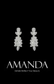 Zircon Stone Earrings Engagement Wedding Design Henna Earring Models Stylish Earrings