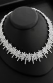 Zircon Set Necklace Wedding Henna Engagement Jewelry Set Models