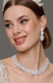 Zircon Set Necklace Wedding Henna Engagement Jewelry Set Models