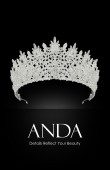 Crystal Stone Hair Accessories Models Wedding Engagement hair comb