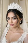 Crystal Stone Hair Accessories Models Wedding Engagement hair comb