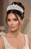 Bridal Crown Models Design Wedding Engagement Henna