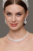 Zircon Set Necklace Wedding Henna Engagement Jewelry Set Models