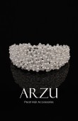 Bridal Zircon Stone Hair Accessories Hair Band Wedding Design