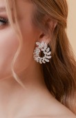 Zircon Stone Earrings Engagement Wedding Design Henna Earring Models Stylish Earrings