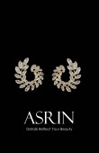 Zircon Stone Earrings Engagement Wedding Design Henna Earring Models Stylish Earrings