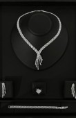 Zircon Set Necklace Wedding Henna Engagement Jewelry Set Models