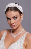 Bridal Crown Accessories Models Wedding Dress White Dress