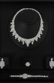 Zircon Set Necklace Wedding Henna Engagement Jewelry Set Models