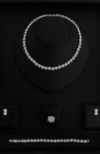 Zircon Set Necklace Wedding Henna Engagement Jewelry Set Models