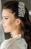 Zircon Stone Hair Accessories Models Wedding Henna Engagement Bride hair comb clips