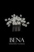 Zikron Stone Hair Accessories Models Wedding Henna Engagement Bride hair comb