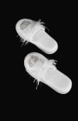 Bride Bride Slippers Party Bachelorette Feathered Slippers