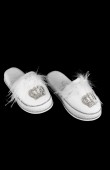 Bride Bride Slippers Party Bachelorette Feathered Slippers