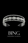 Zircon Stone Hair Accessories Models Wedding Henna Engagement Bride						