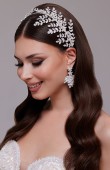 Zircon Stone Hair Accessories Models Wedding Henna Engagement Bride						