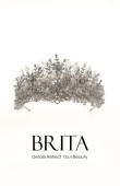 Brita Bridal Crown Special Design with Rhodium Pearl