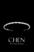 Zircon Stone Hair Accessories Models Wedding Henna Engagement Bride						