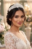 Bridal Crown Models Design Wedding Engagement Henna