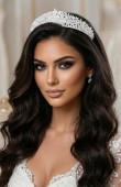 Bridal Crown Models Design Wedding Engagement Henna