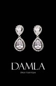 Zircon Stone Earrings Engagement Wedding Design Henna Earring Models Stylish