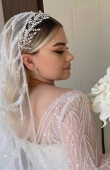 Crystal Stone Hair Accessory Models Wedding Henna Engagement Bride