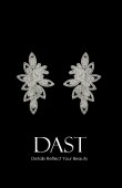 Zircon Stone Earrings Engagement Wedding Design Henna Earring Models Stylish Earrings