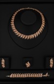 Zircon Set Necklace Wedding Henna Engagement Jewelry Set Models