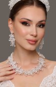Zircon Set Necklace Wedding Henna Engagement Jewelry Set Models