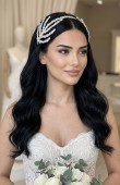 Zircon Stone Hair Accessories Models Wedding Engagement hair comp