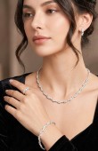 Zircon Set Necklace Wedding Henna Engagement Jewelry Set Models
