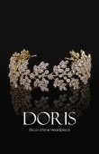 Zircon Stone Hair Accessories Models Wedding Henna Engagement Bride						