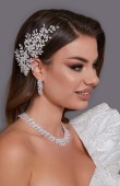 Zircon Stone Hair Accessories Bridal Models Wedding Engagement