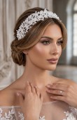 Zircon Stone Hair Accessories Models Design Wedding Henna Engagement Bride						