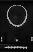 Zircon Set Necklace Wedding Henna Engagement Jewelry Set Models