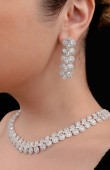 Zircon Set Necklace Wedding Henna Engagement Jewelry Set Models